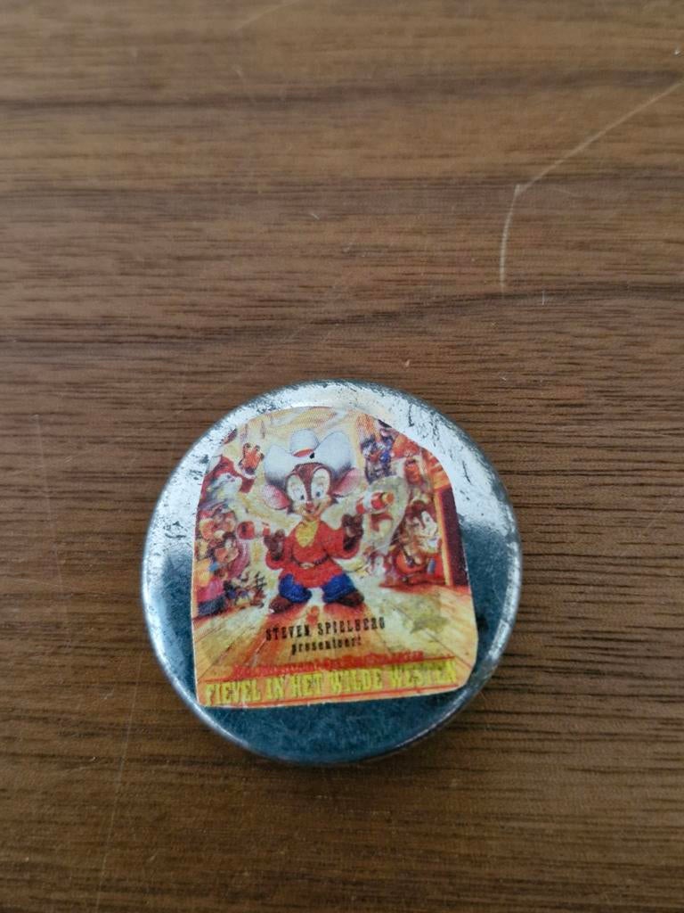 009 Fievel in het Wilde Westen button, Ophalen of Verzenden