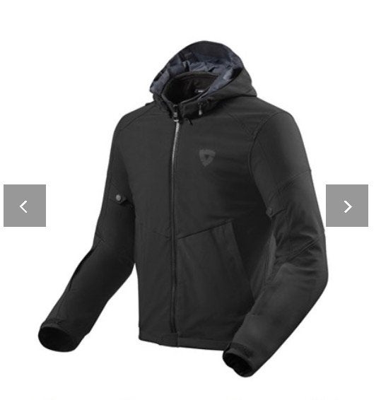 REV'IT! Jack afterburn h2o ladies maat 40 zwart, Ophalen, Tweedehands, Dames, Jas | textiel