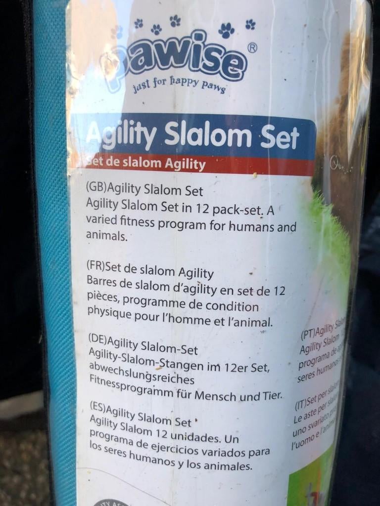 AGILITY SLAOM SET ZO GOED ALS NIEUW, Dieren en Toebehoren, Ophalen, Zo goed als nieuw