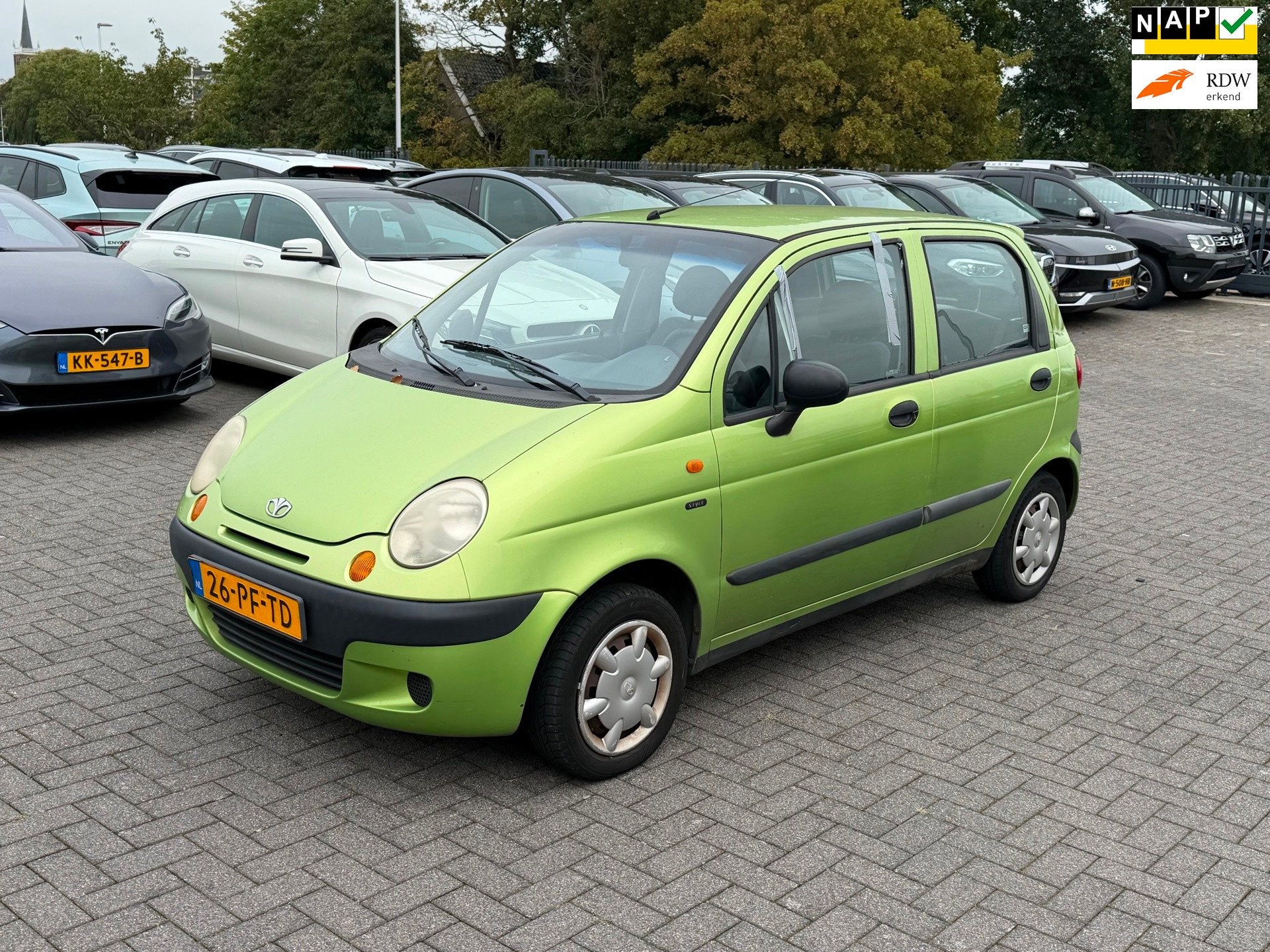 Daewoo Matiz 0.8 Style | Apk 02-2027 | 5 Deurs | Rijdt en sc, Auto's, Voorwielaandrijving, Elektrische ramen, Gebruikt, Matiz