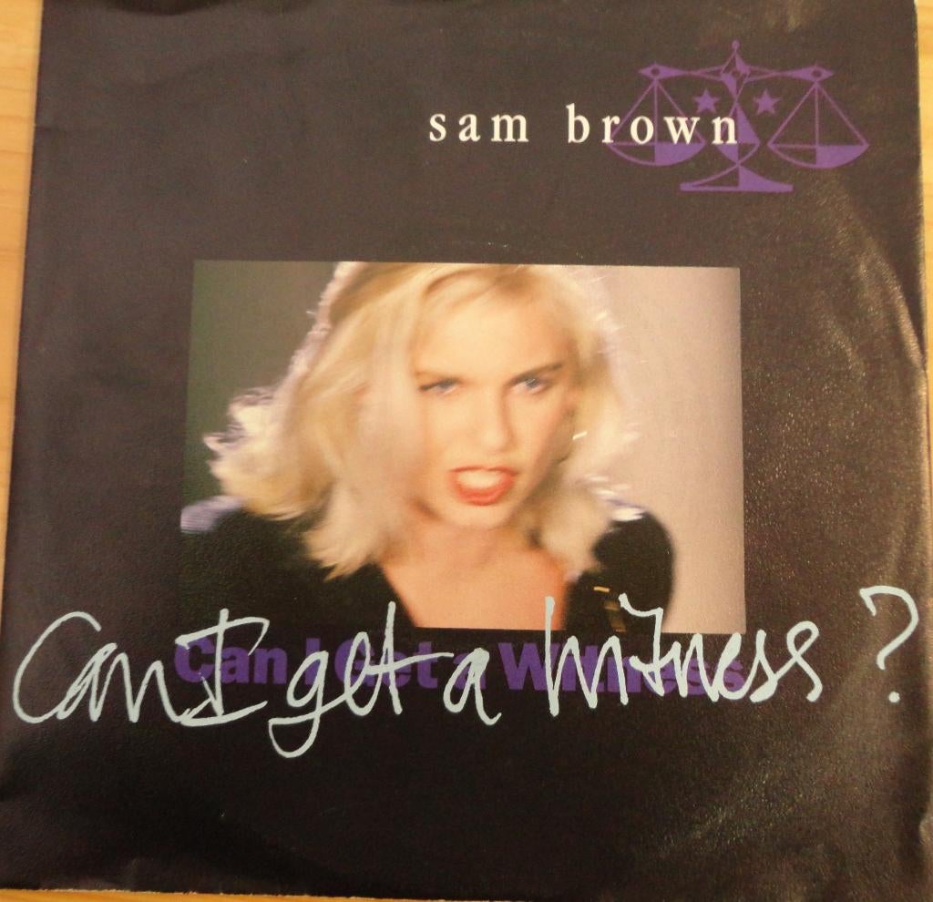 Sam Brown > Can I get a witness, Gebruikt, 7 inch, Single, Ophalen of Verzenden