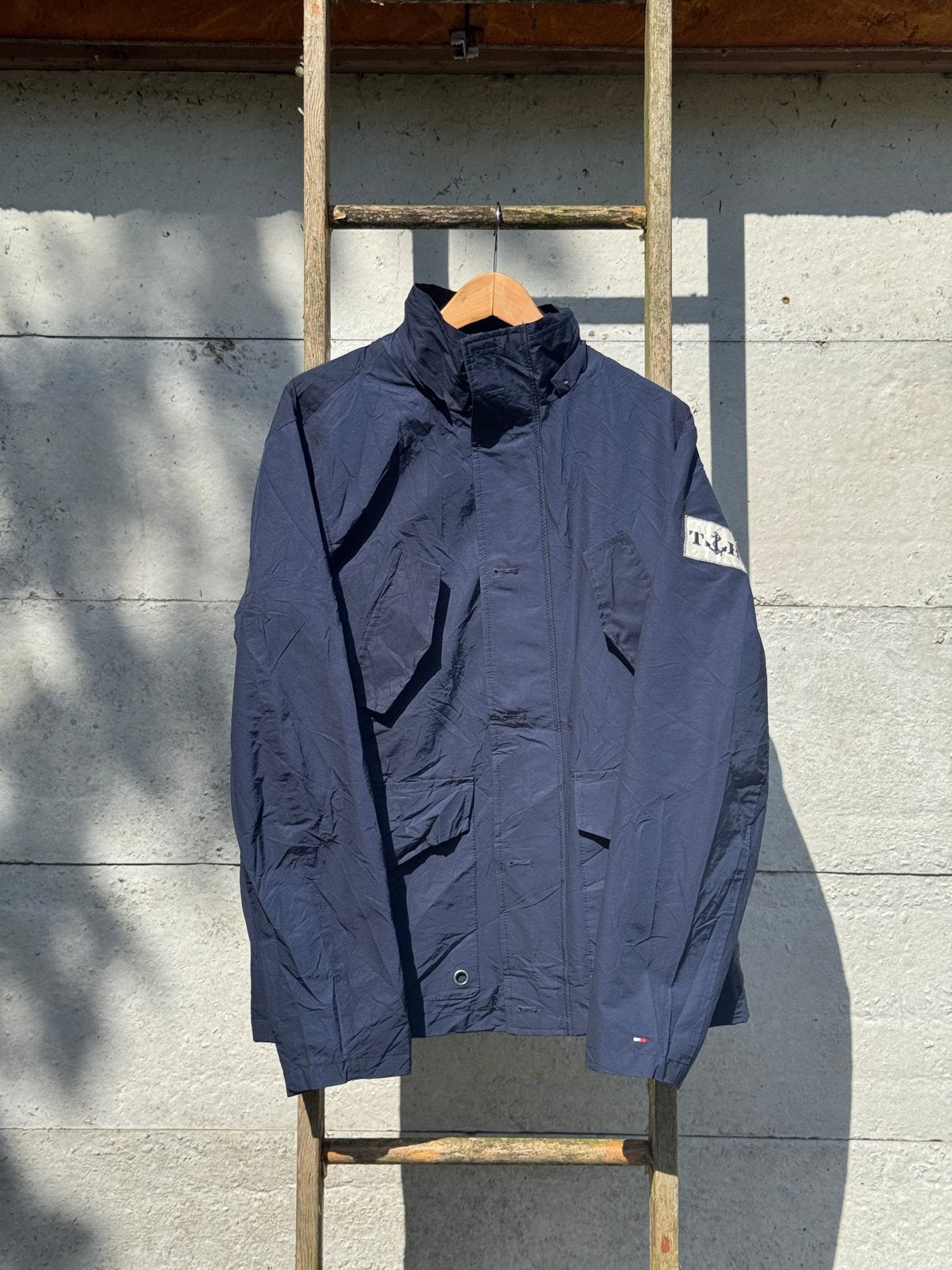 Tommy Hilfiger jas, zo goed als nieuw, Verzenden, Zo goed als nieuw, Maat 52/54 (L), Blauw