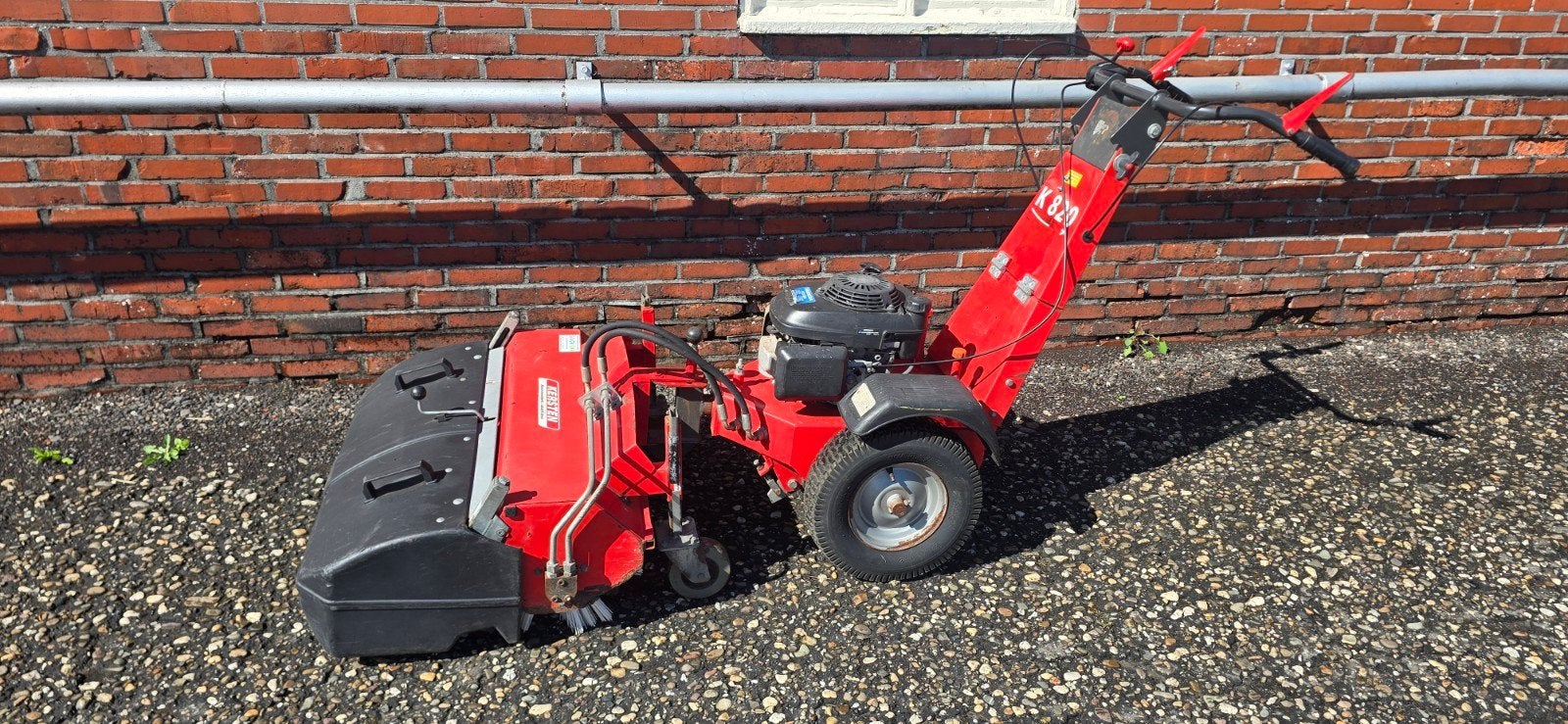 kersten t820 veegmachine hydrauliek, Tuin en Terras, Ophalen, Benzine