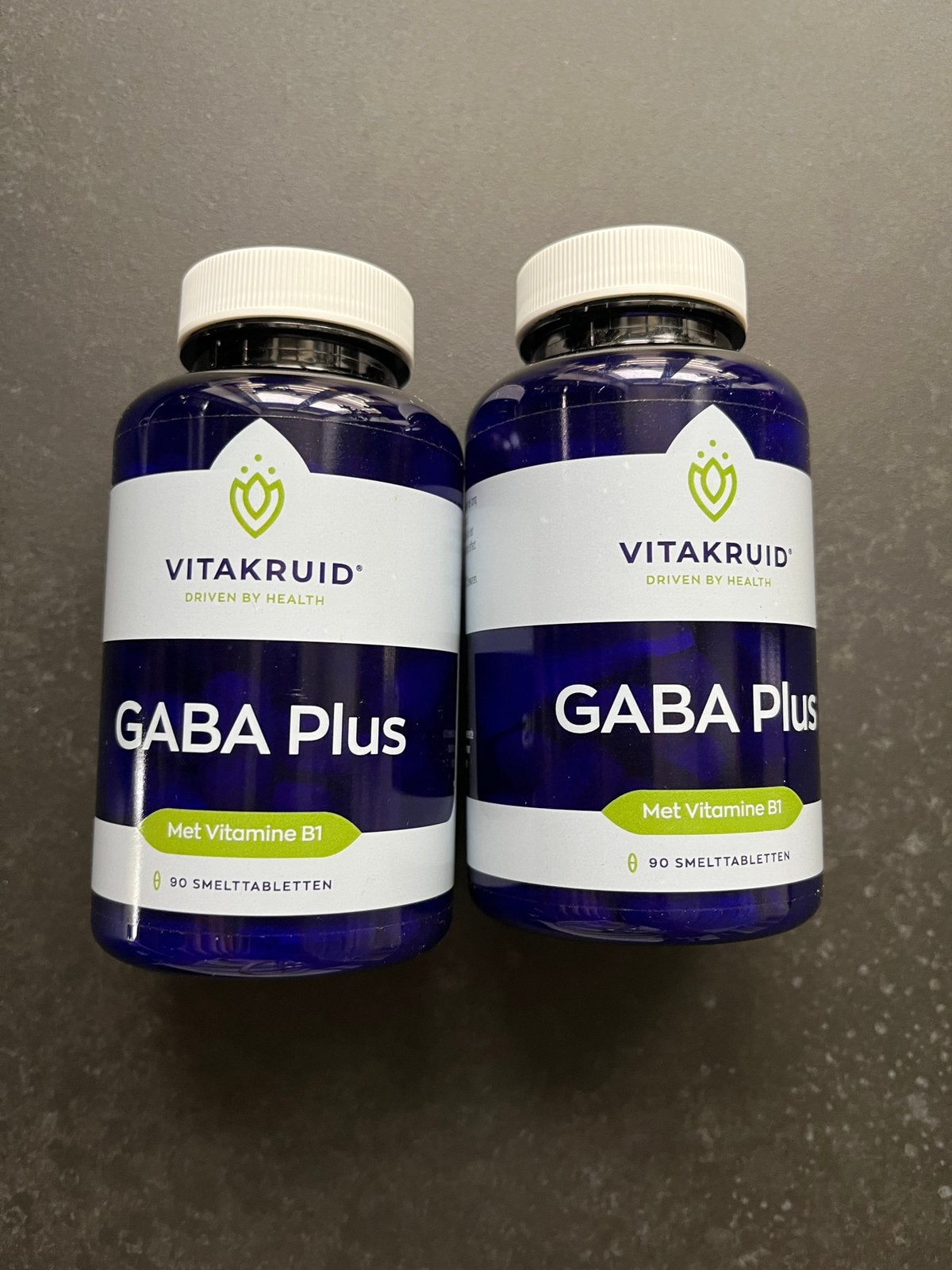 2x Vitakruid GABA plus 90 smelttabletten, Ophalen of Verzenden, Zo goed als nieuw, Poeder of Drank