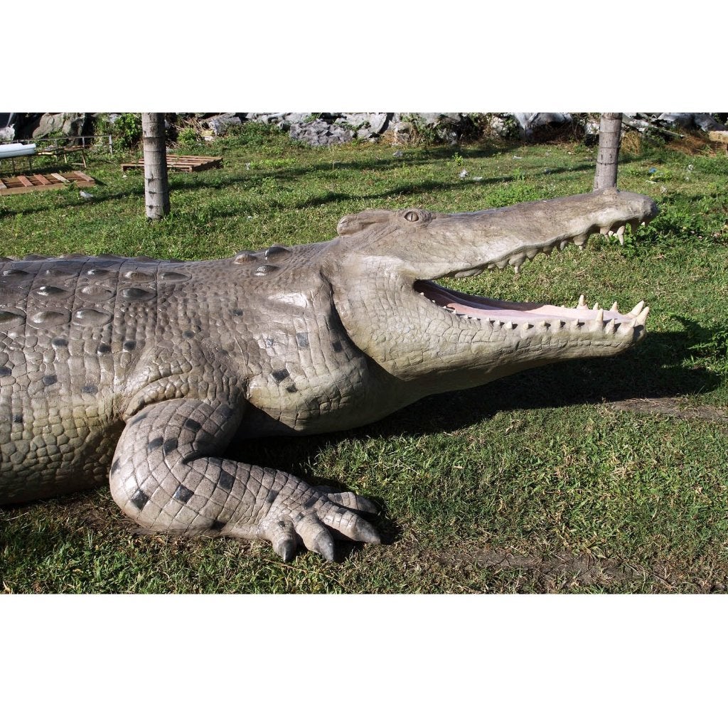 Crocodile 18ft. – Krokodil beeld Lengte 6 meter, Verzamelen, Ophalen, Nieuw, Overige typen