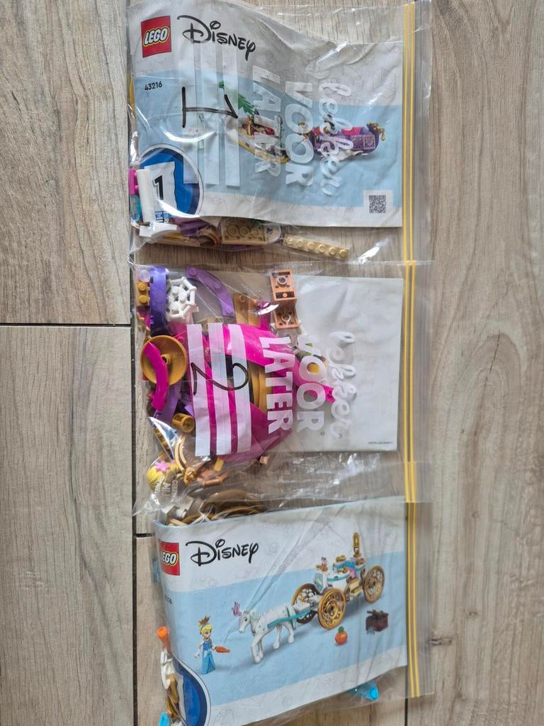 Lego Disney Princess Avonturen met de heteluchtballon, Ophalen of Verzenden, Zo goed als nieuw, Complete set, Lego