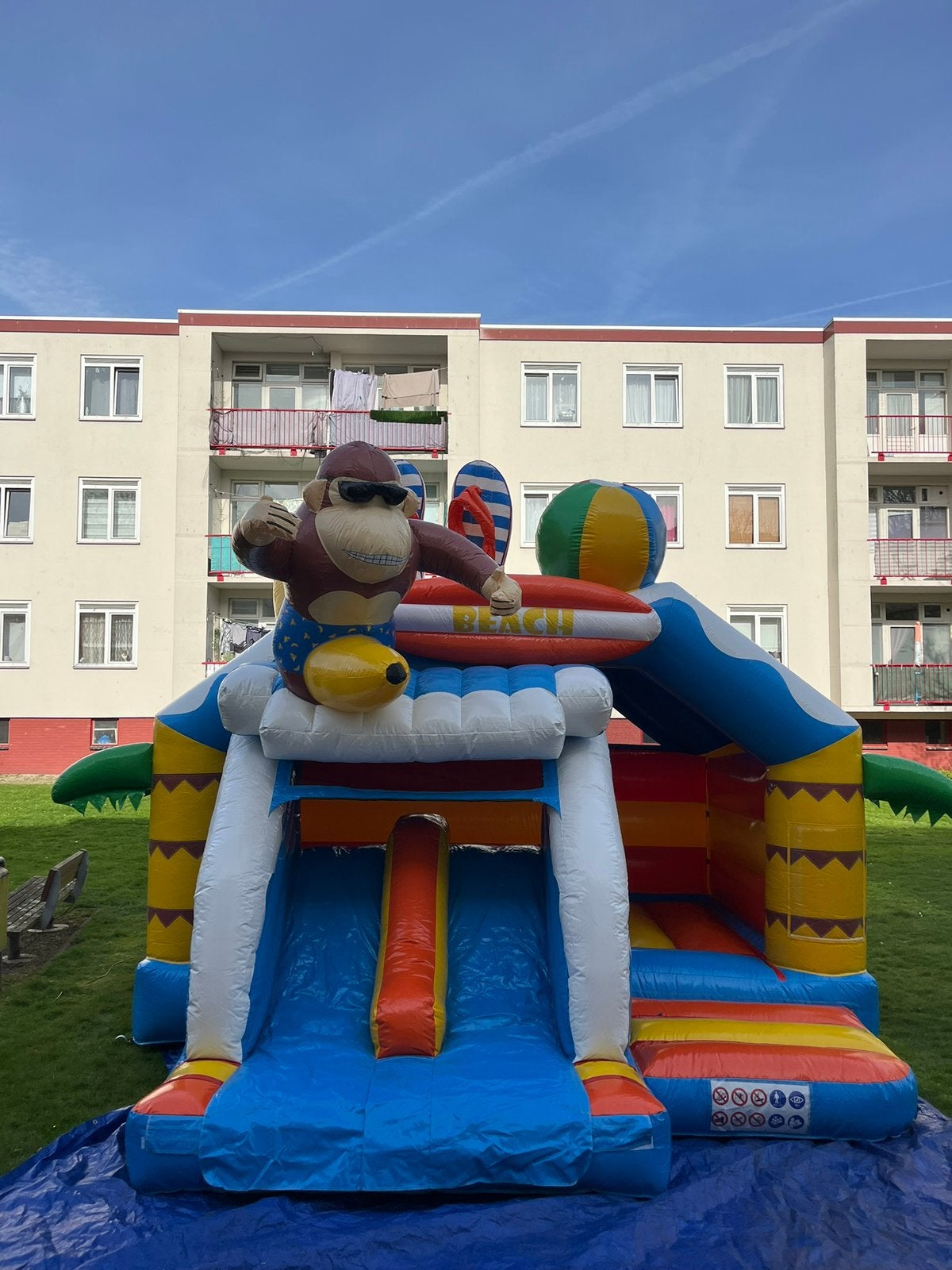 Springkussen huren / te huur, Ophalen, Zo goed als nieuw, Overige