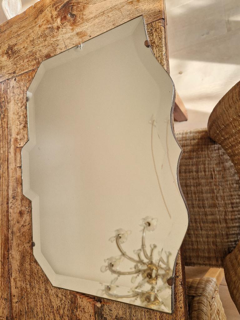 Art deco wandspiegel, Ophalen, Minder dan 50 cm, Gebruikt, Minder dan 100 cm