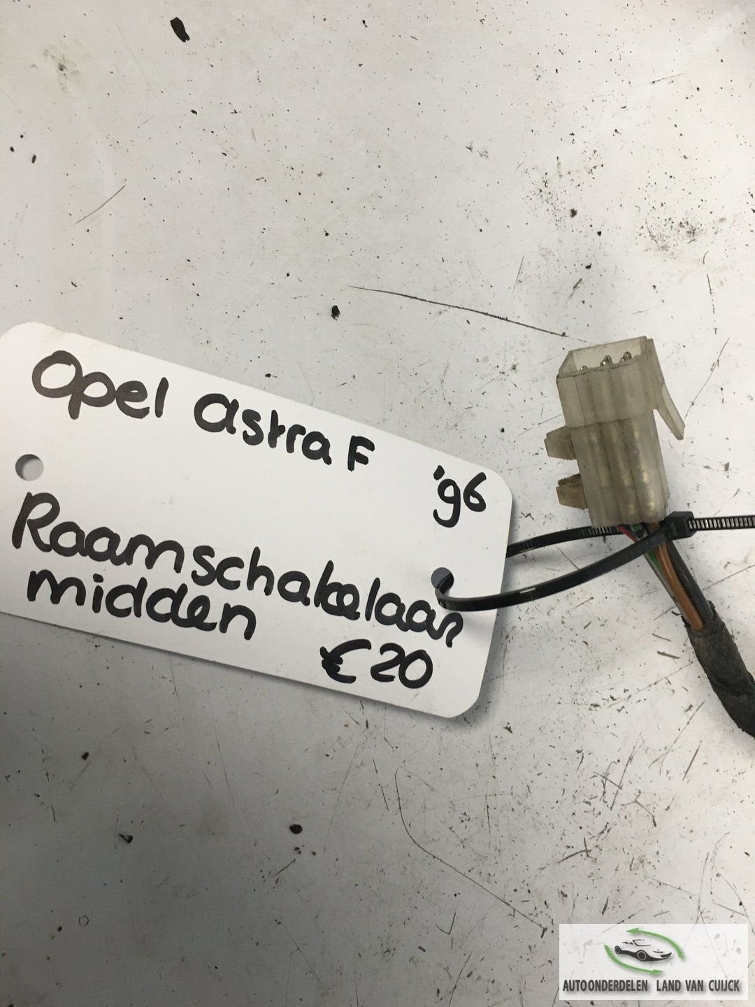 Opel astra F Raambedieningsschakelaar Linksvoor, Gebruikt, -, -, Ophalen of Verzenden