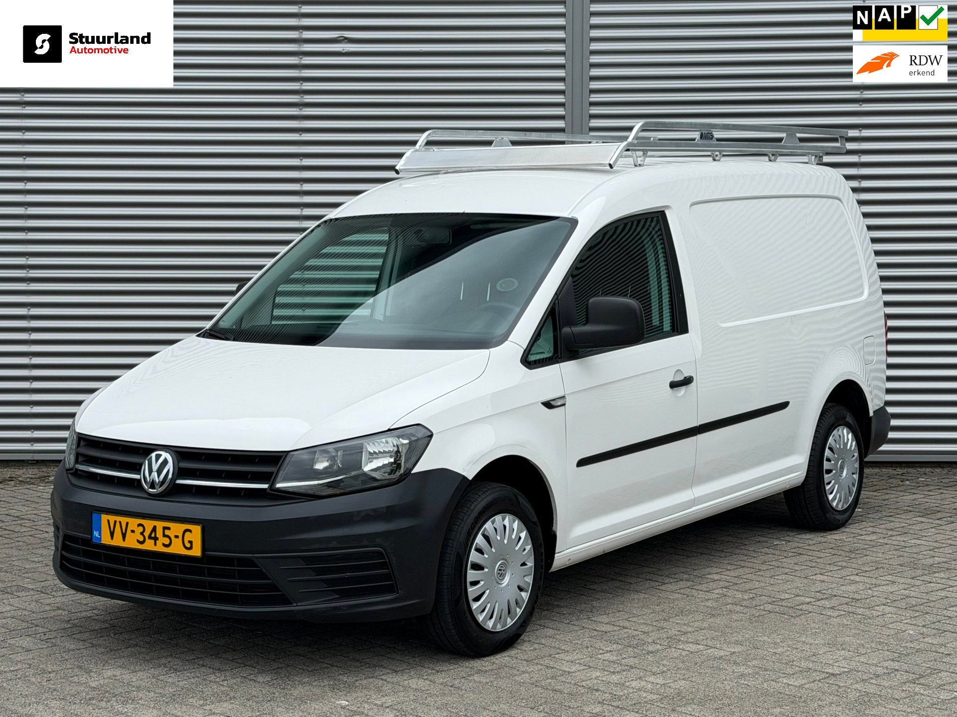 Volkswagen Caddy 2.0 TDI L2H1 Maxi Airco/ Carplay/ Trekhaak/, Auto's, Bestelauto's, Stof, Gebruikt, 4 cilinders, Volkswagen