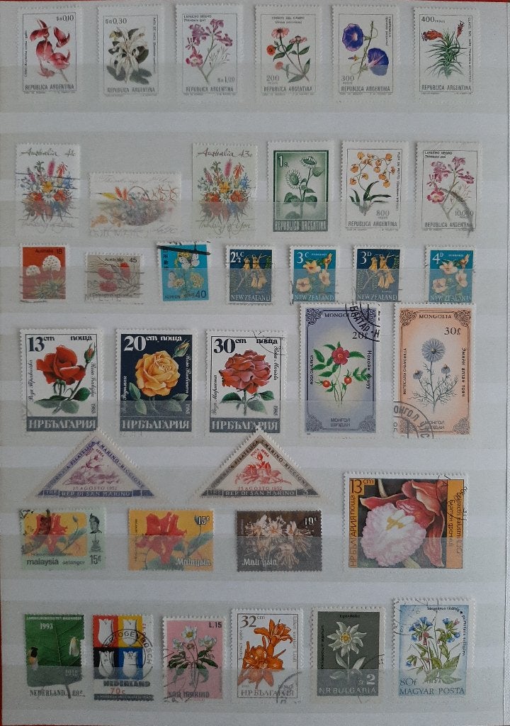 3 Kaarten Postzegels Bijzondere en Mooiste Bloemen No. 13, Ophalen, Dier of Natuur