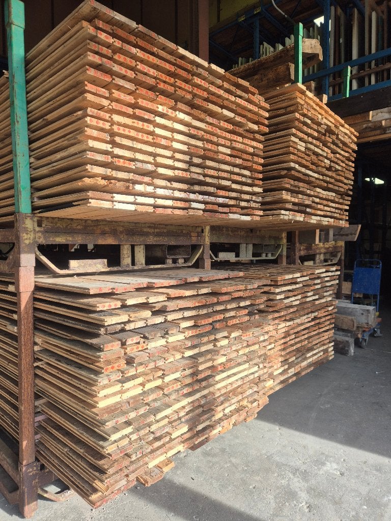 Dakbeschot / vloerplanken (mes & groef) – circulair – 20 mm, Ophalen, Gebruikt, 250 cm of meer, Planken