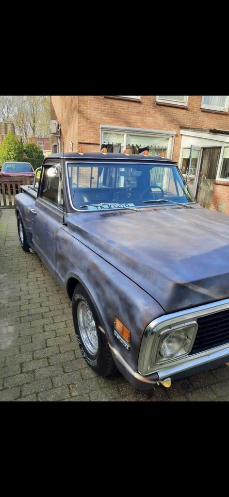 Chevrolet C10 Shortbed  350 V8 ( oldtimer), Auto's, Bestelauto's, Particulier, Chevrolet, Geïmporteerd, Ophalen