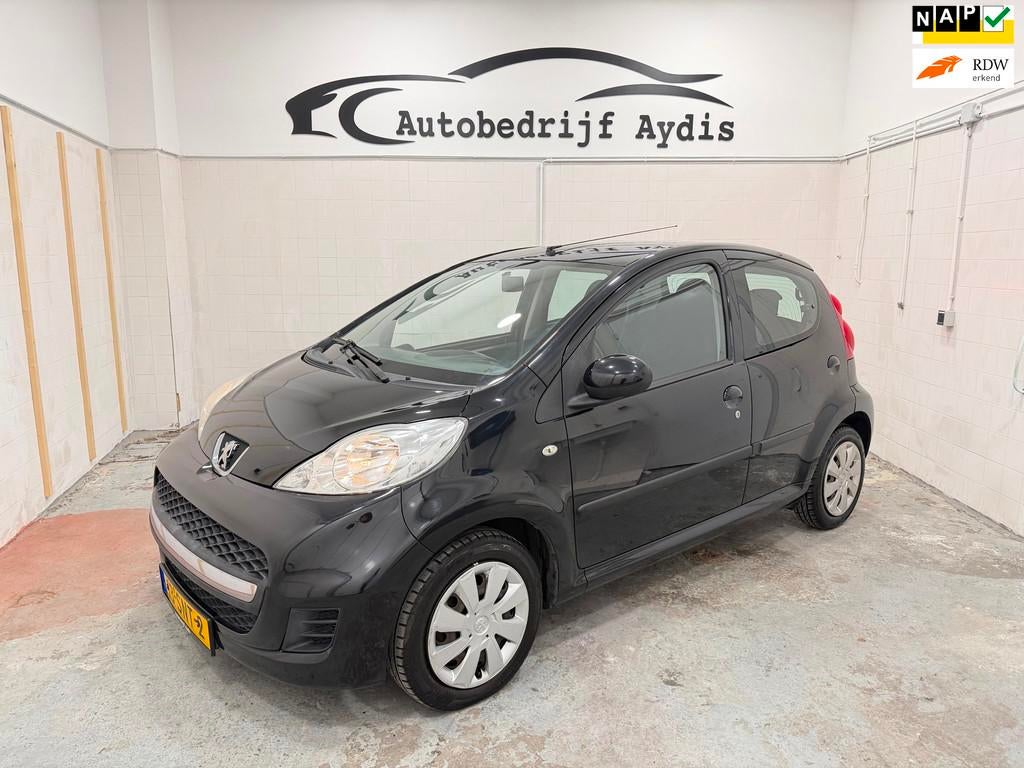 Peugeot 107 1.0 Airco EL Ramen 5 Deurs Nap Aux, Auto's, Voorwielaandrijving, Euro 5, Stof, Gebruikt