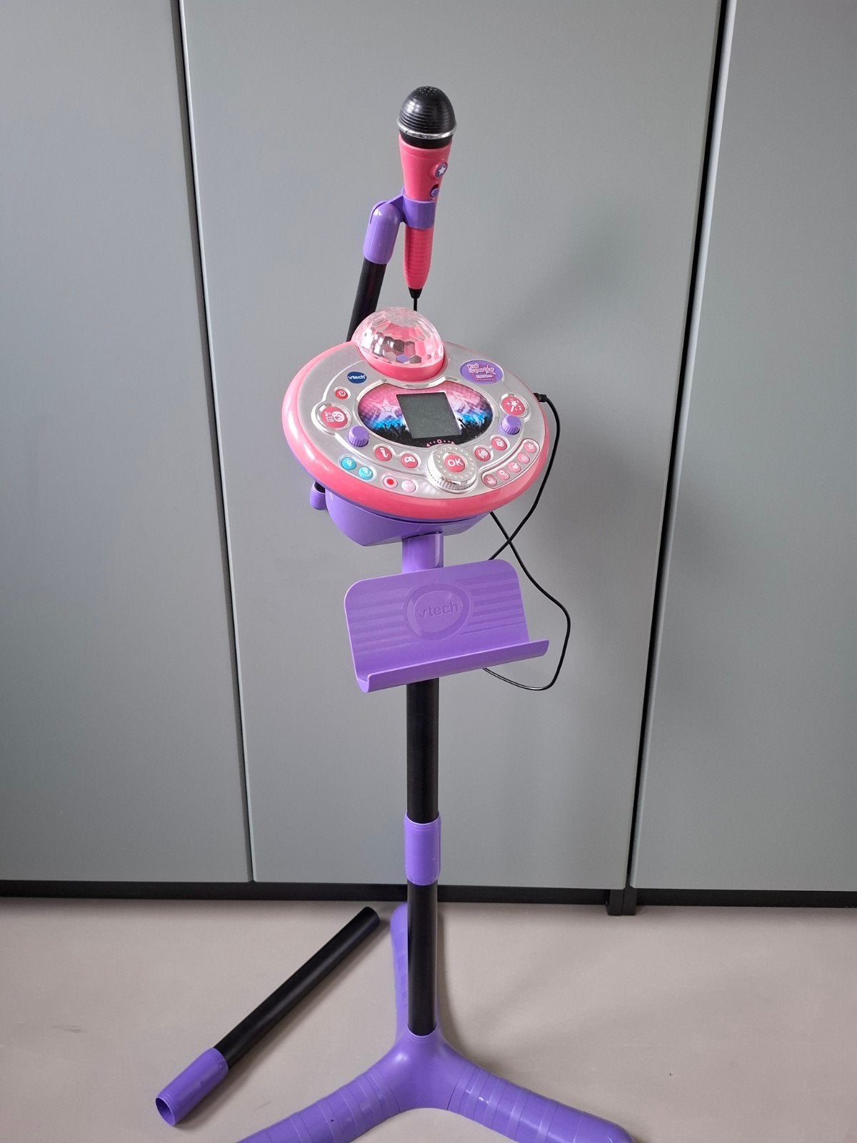 VTech Kidi Super Star Lichtshow Microfoon Karaoke, Ophalen, Gebruikt, Jongen of Meisje