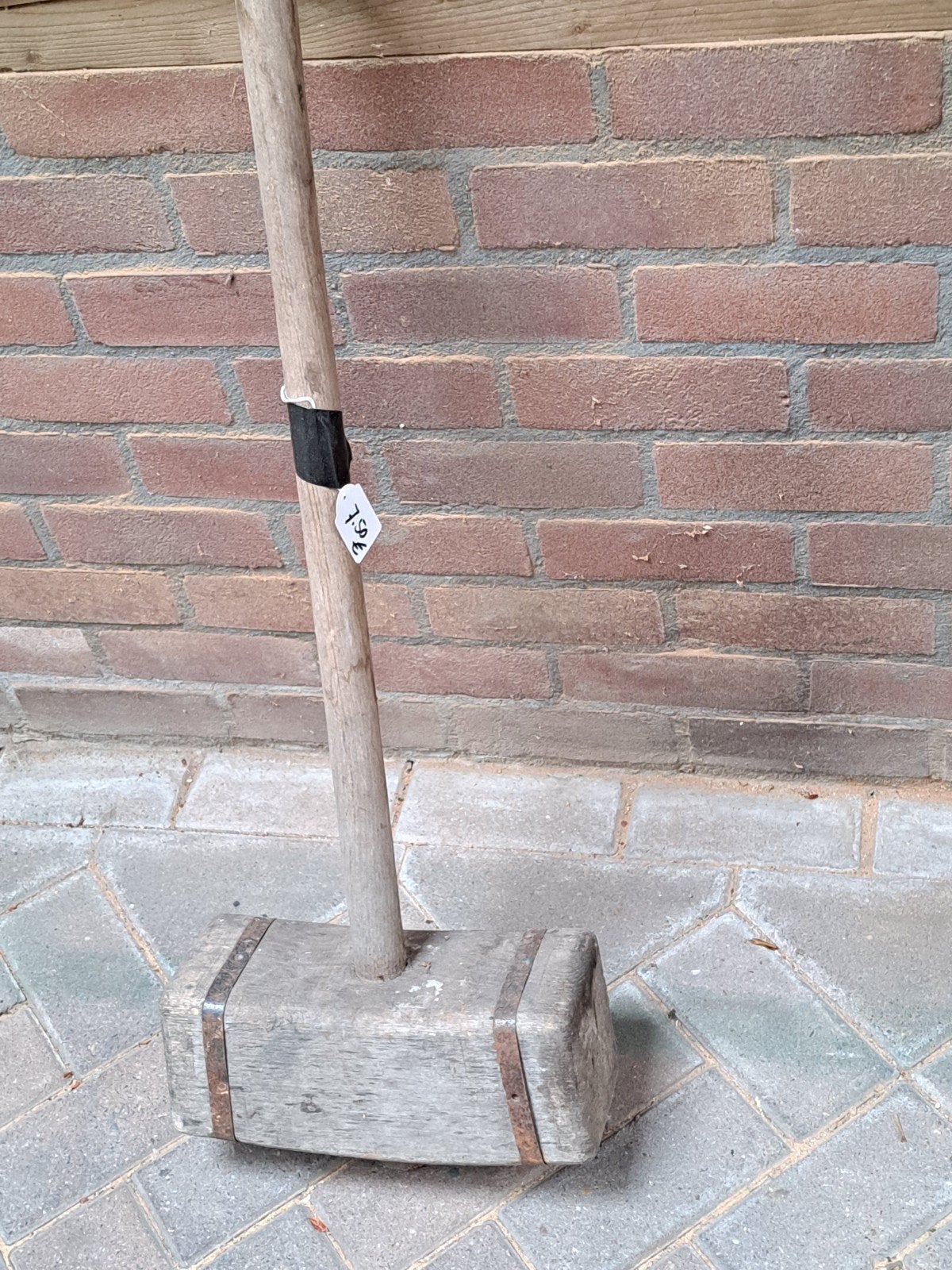 Robuuste houten pikethamer voor diverse klussen, Ophalen of Verzenden