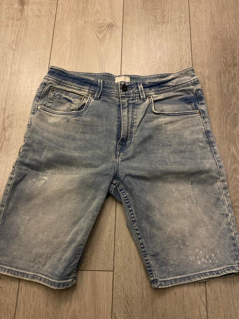 Nieuwstaat Chasin korte spijkerbroek maat S, Ophalen of Verzenden, Zo goed als nieuw, Blauw, W32 (confectie 46) of kleiner