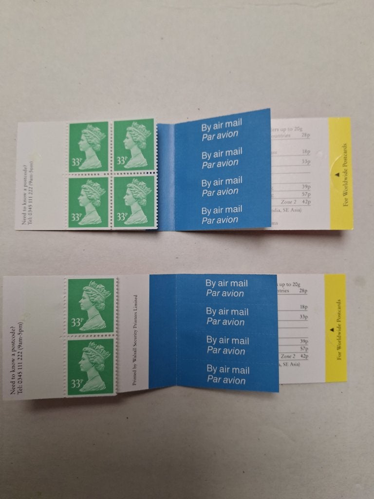 postzegel boekje engeland hb 0128 D zie tekst, Verzenden, Postfris