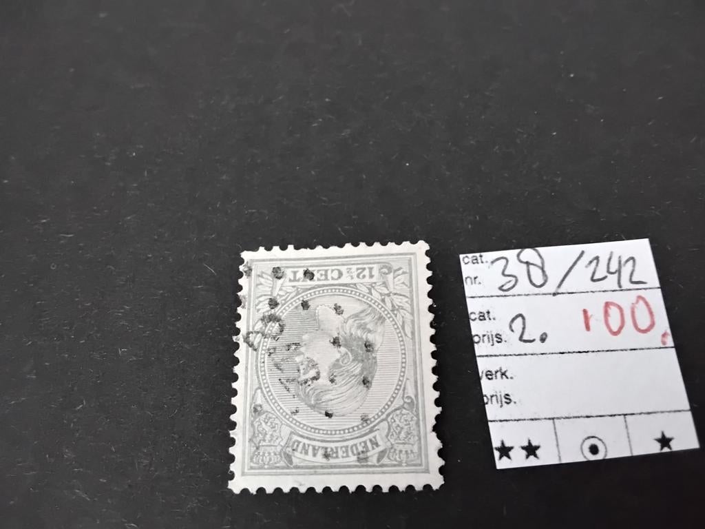 Betere Puntstempels KW III én Wilhelmina Hangend Haar, Postzegels en Munten, Postzegels | Nederland, Ophalen of Verzenden