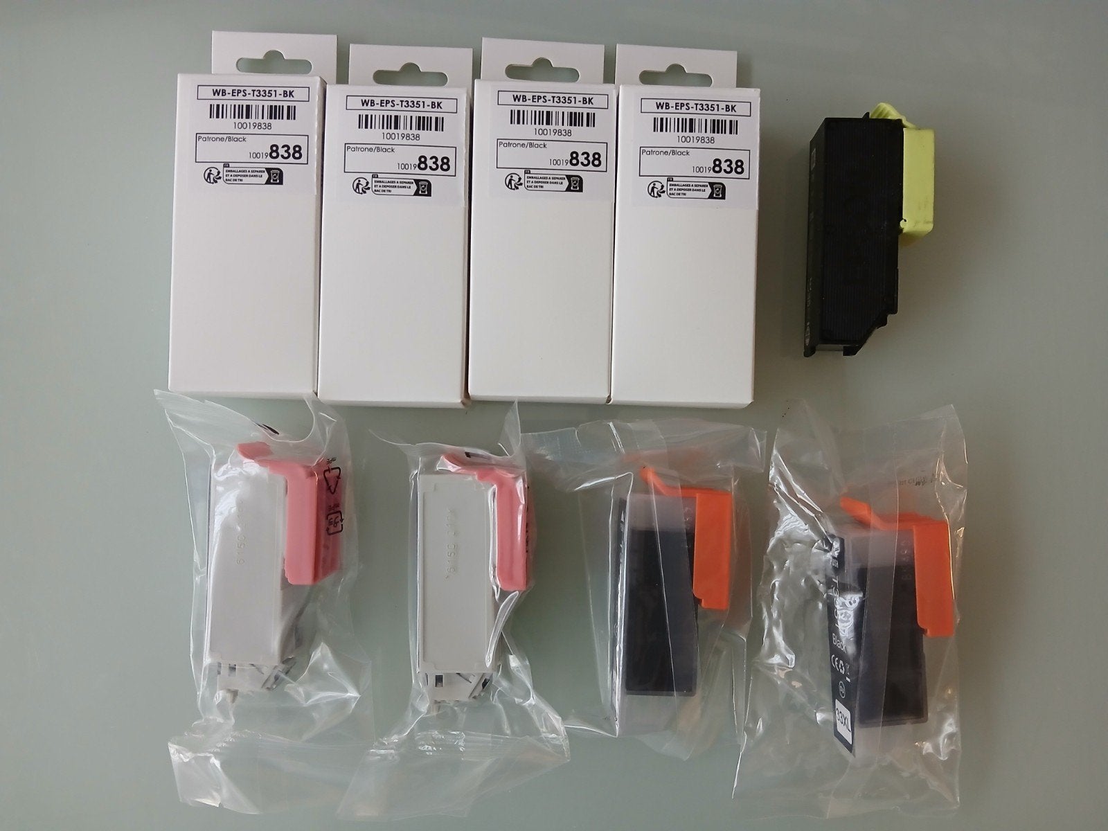 Negen printercartridges, compatibel met Epson 33XL, Ophalen of Verzenden, Nieuw, Cartridge