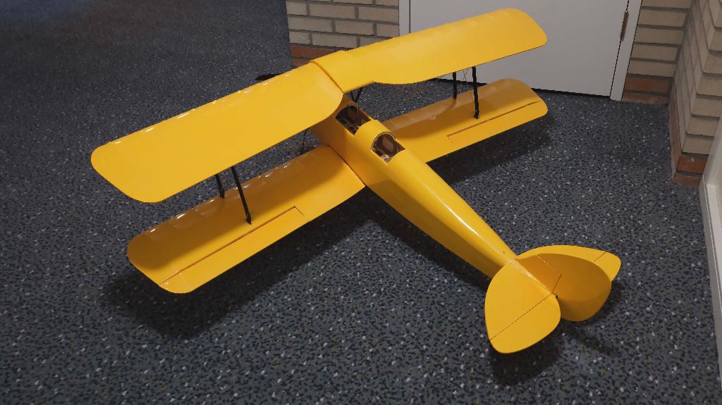 Havilland Tiger Moth radiografisch, Nieuw, Groter dan 1:72, Vliegtuig, Ophalen