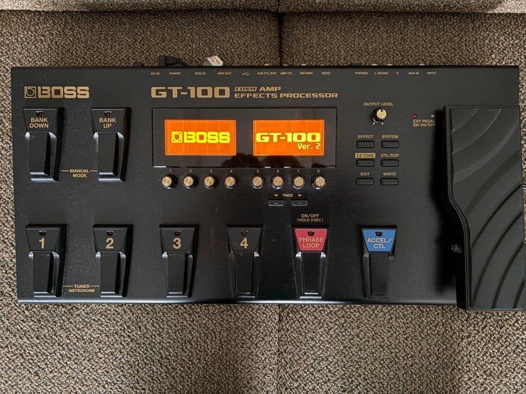 Boss GT-100 multi effect processor, Muziek en Instrumenten, Ophalen of Verzenden, Zo goed als nieuw, Multi-effect