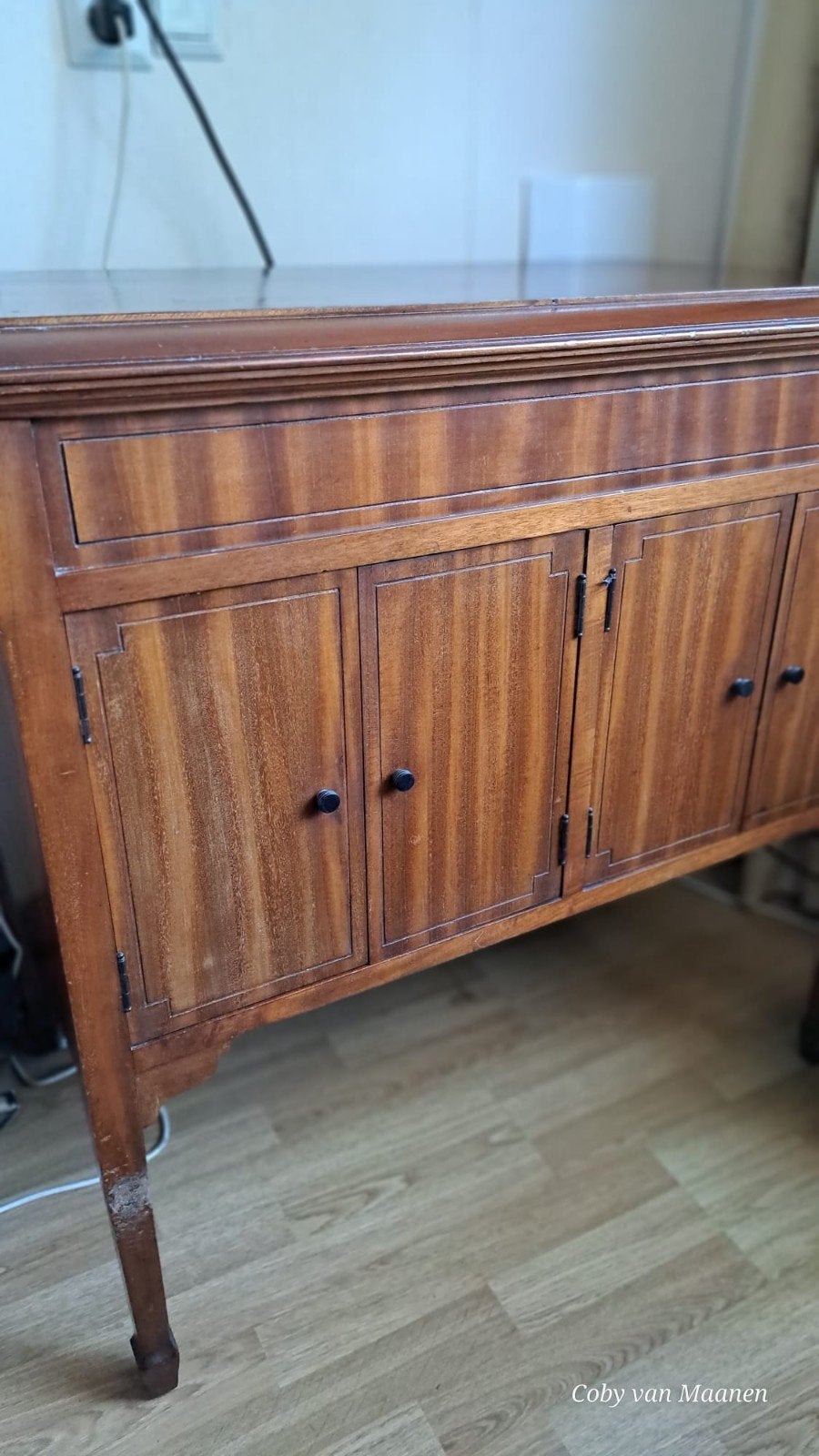 Antieke platenspeler kast - Kendal, Milne & Co. / Harrods, Antiek en Kunst, Ophalen