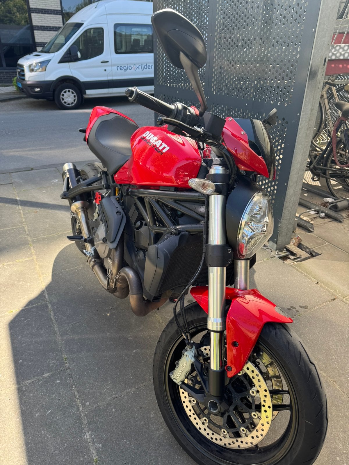 Ducati monster 821 2018 mivv uitlaat desmo, Ophalen, Gebruikt