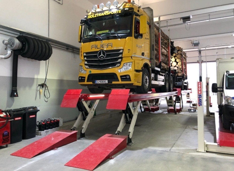 Koni Skylift 25T vrachtwagenbrug met 8m rijbanen, Auto diversen, Autogereedschap, Ophalen