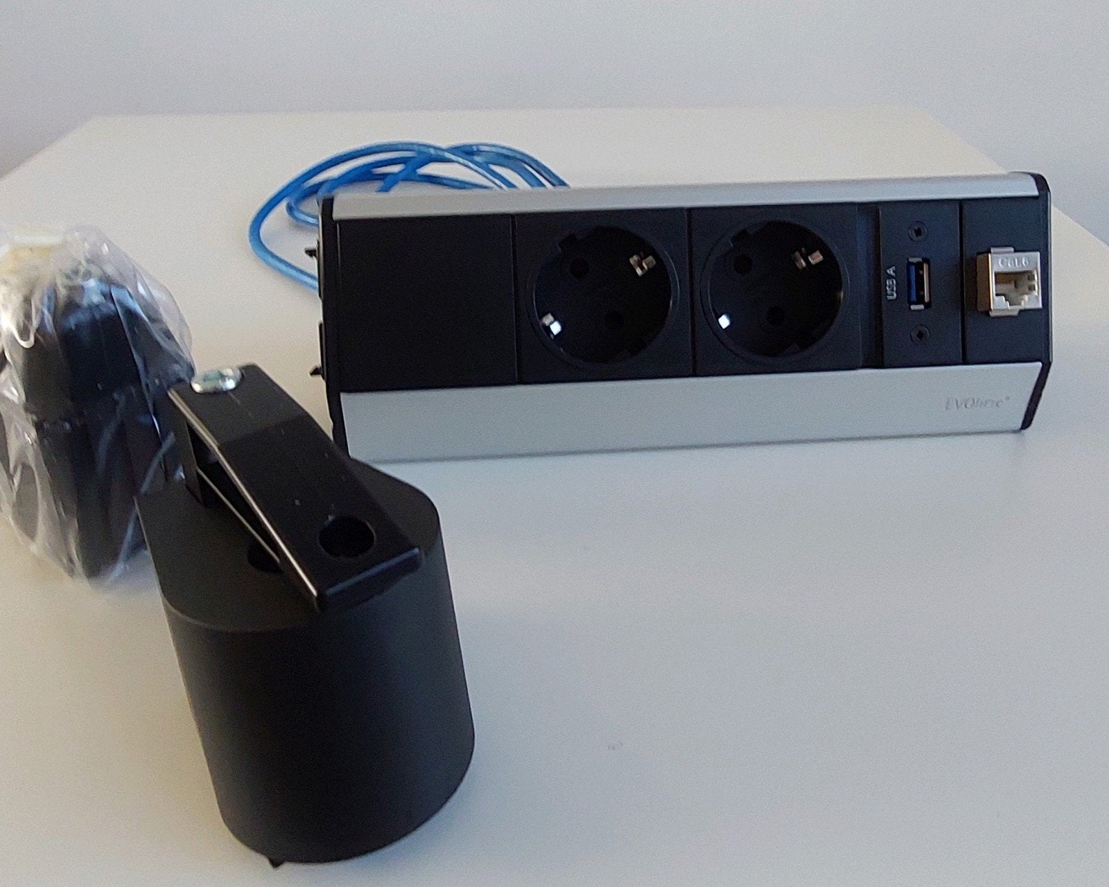 Filex Evoline stopcontacten met USB en netwerkaansluiting, Ophalen of Verzenden, Nieuw, Overige merken, Stekkerdoos