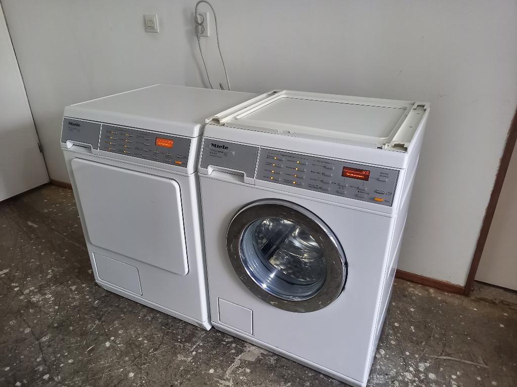 Luxe Miele SoftCare set 7kg 1600t, Witgoed en Apparatuur, Wasmachines, Ophalen, 6 tot 8 kg, Gebruikt, 1600 toeren of meer