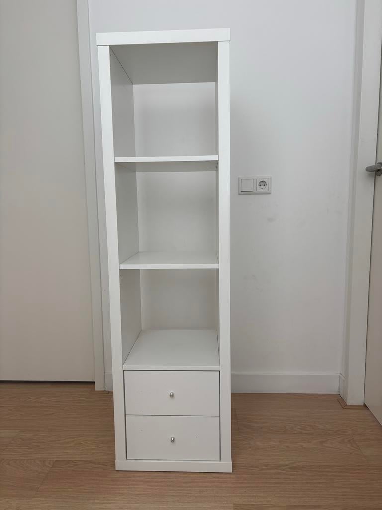 IKEA Kallax Kast met Lades - Wit, Ophalen, Overige materialen, Minder dan 50 cm, Zo goed als nieuw