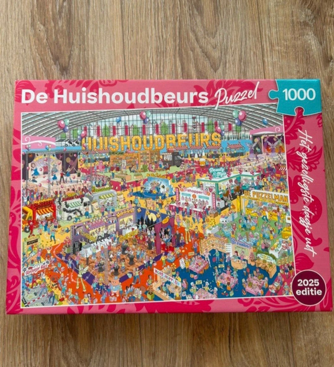 Huishoudbeurs puzzel, Ophalen of Verzenden, 500 t/m 1500 stukjes, Zo goed als nieuw