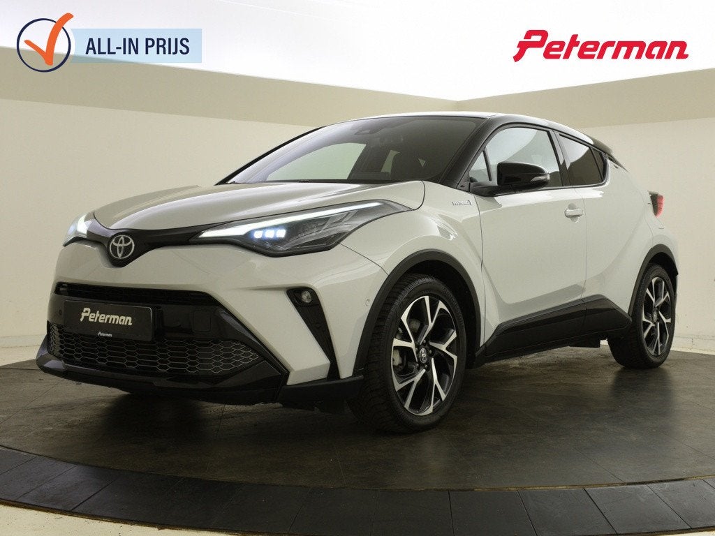 Toyota C-HR 2.0 Hybrid GR-Sport Bi-Tone | Trekhaak | JBL | B, Auto's, 12 maanden, Euro 6, 4 cilinders, Leder en Stof