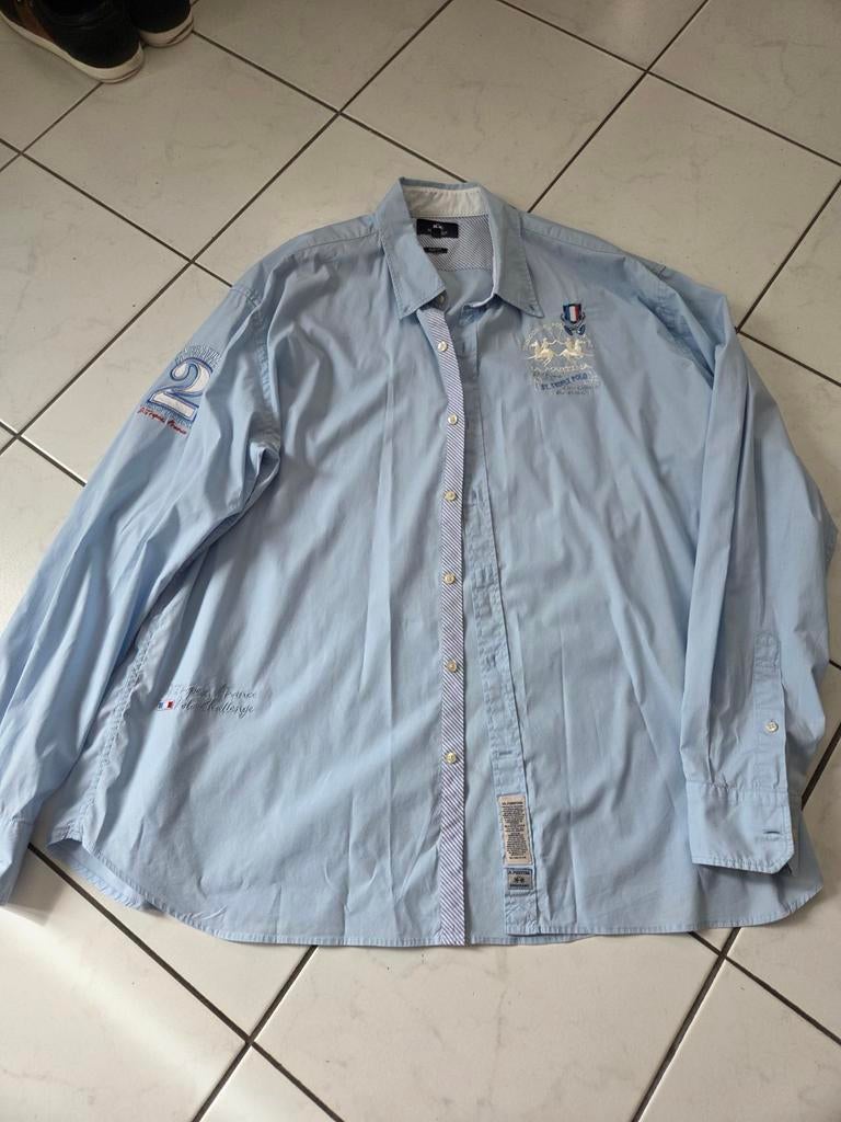 Overhemd La Martina 4x xl, Kleding | Heren, Ophalen of Verzenden, Zo goed als nieuw, Blauw, Overige halswijdtes