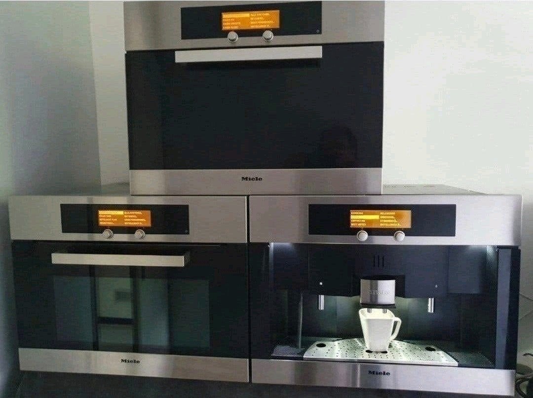 Miele CVA4060 DG4060 H4060BM set koffiemachine combi-oven ++, Afneembaar waterreservoir, Gebruikt, Koffiemachine, 2 tot 4 kopjes