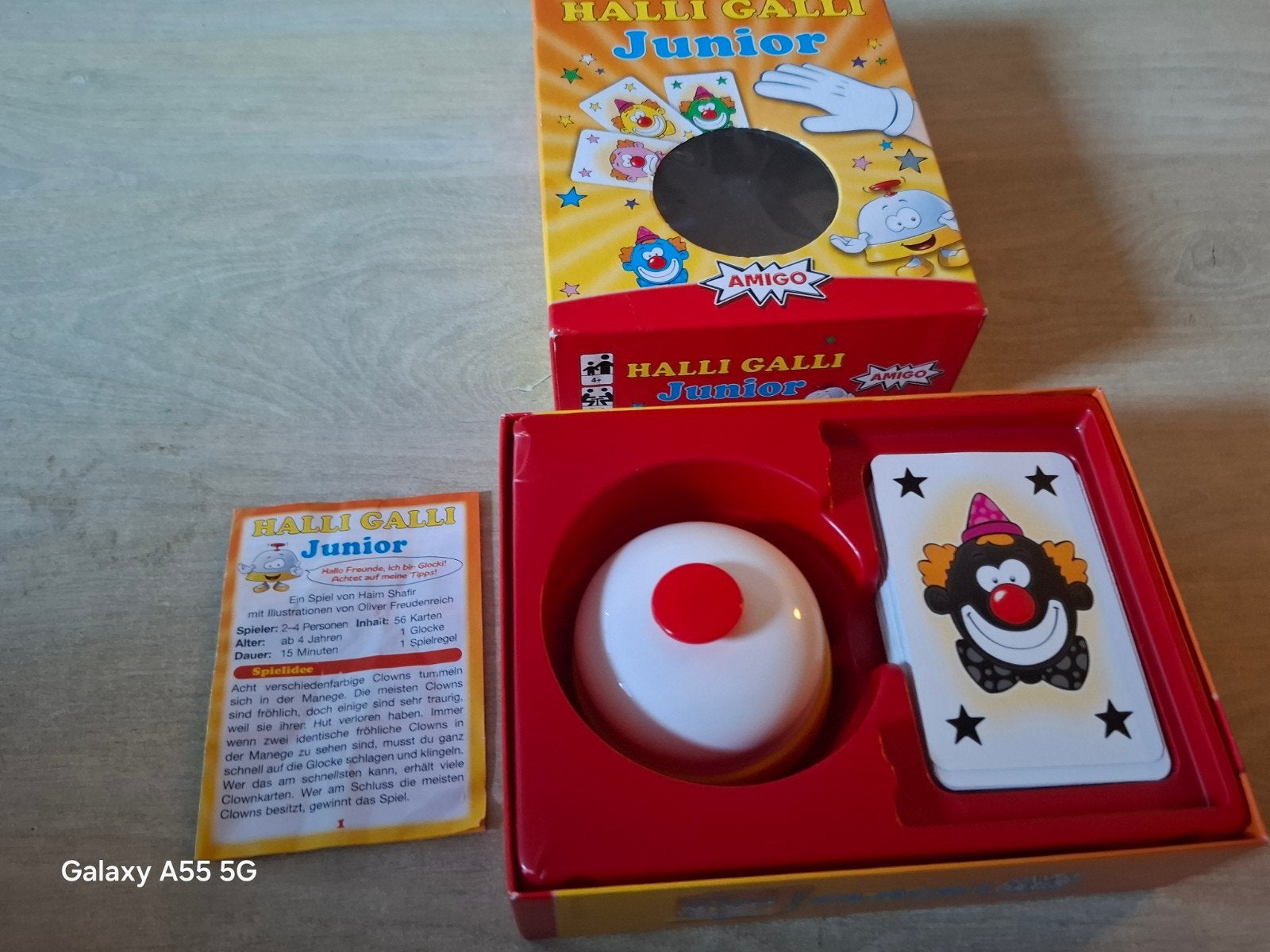 Halli Galli Junior - Leuk kaartspel voor kinderen, Waldstraße 23-DS, D-63128 Dietzenbach, Duitsland, Info@amigo-spiele.de, Ophalen of Verzenden
