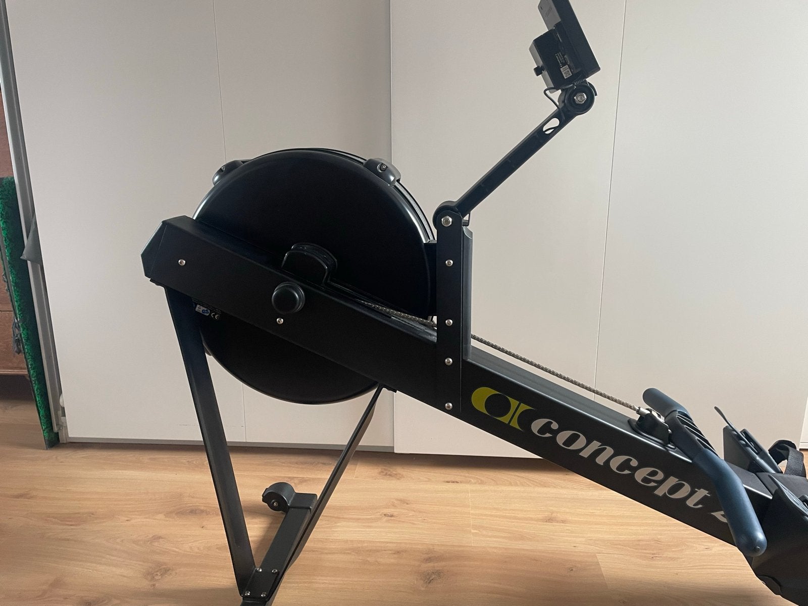 Concept 2 Roeitrainer PM5 + Garmin Hartslagmeter, Ophalen, Benen, Zo goed als nieuw, Metaal