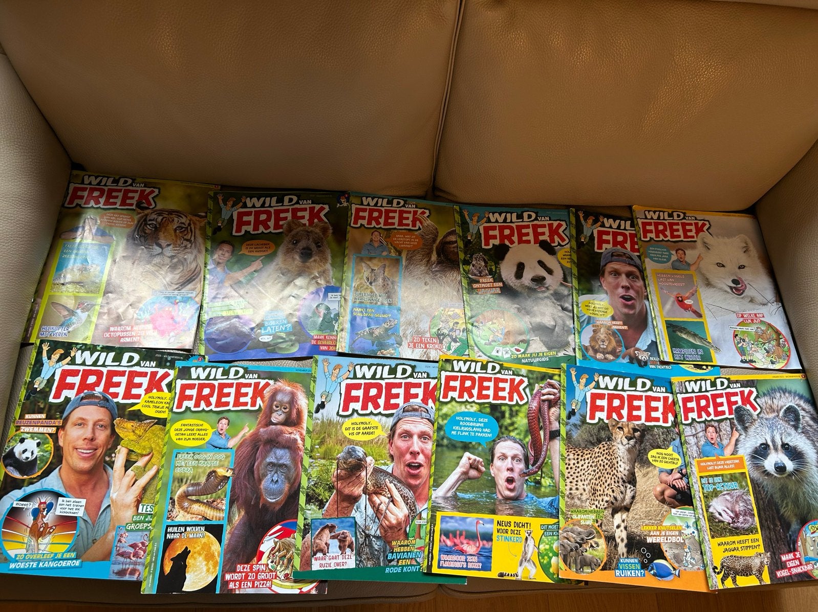 Wild van Freek magazines - diverse edities 12 stuks, Boeken, Ophalen of Verzenden, Gelezen, Wetenschap en Natuur