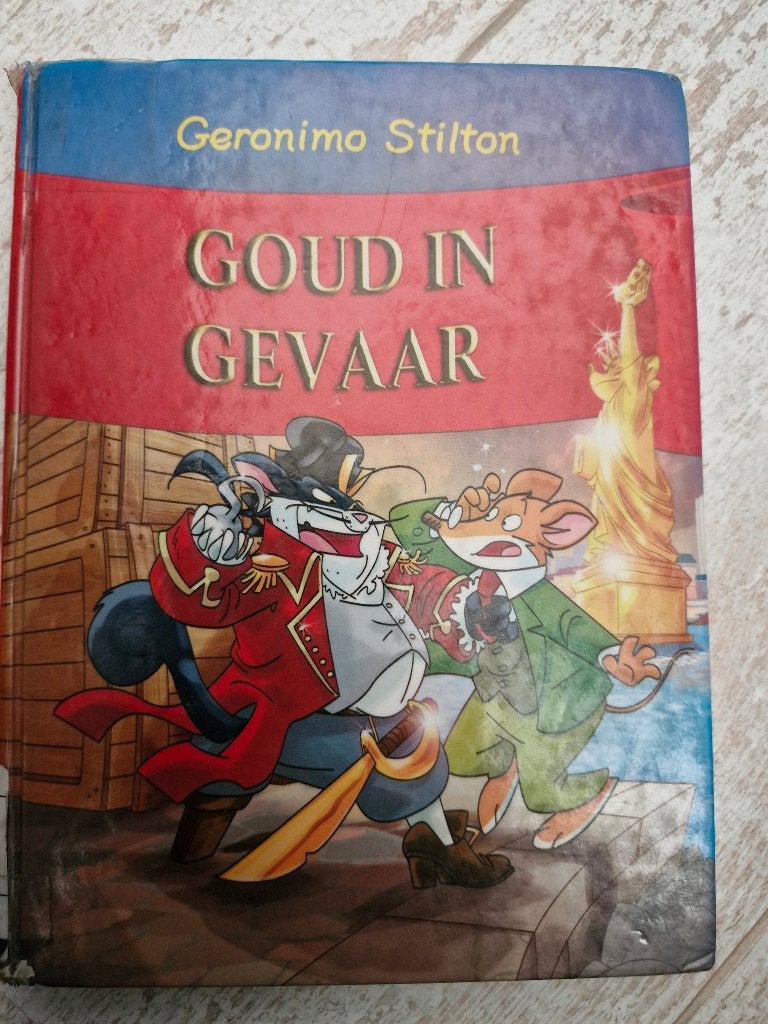 Geeonimo Stilton Goud in gevaar, Ophalen of Verzenden, Gelezen, Fictie algemeen