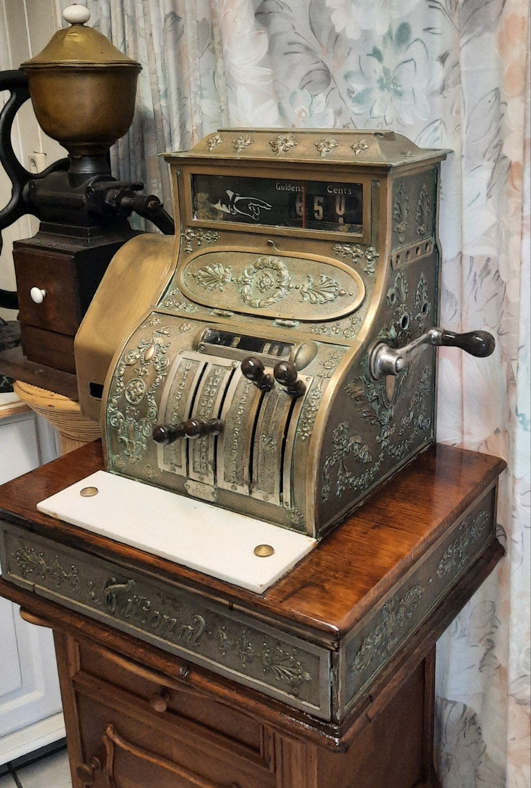Prachtige Antieke Kassa - National Cash Register, Ophalen