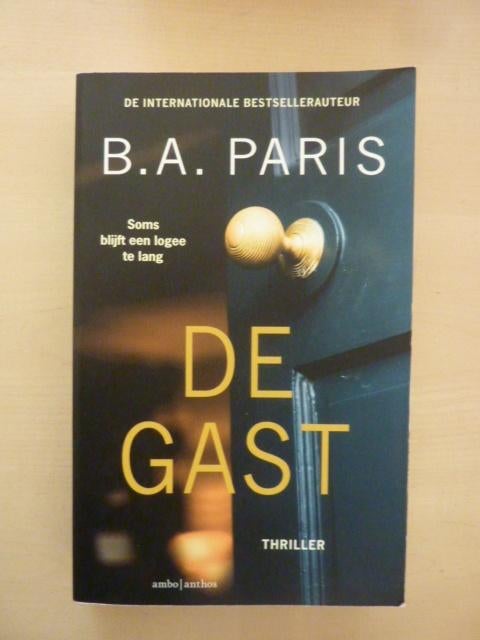 B. A. Paris - De gast, Verzenden, Zo goed als nieuw