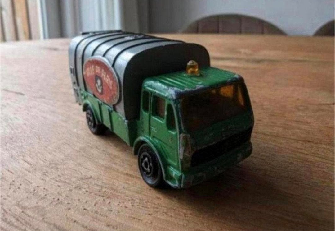 Matchbox Lesney vuilniswagen “Ville de Paris”, Ophalen of Verzenden, Gebruikt, Auto
