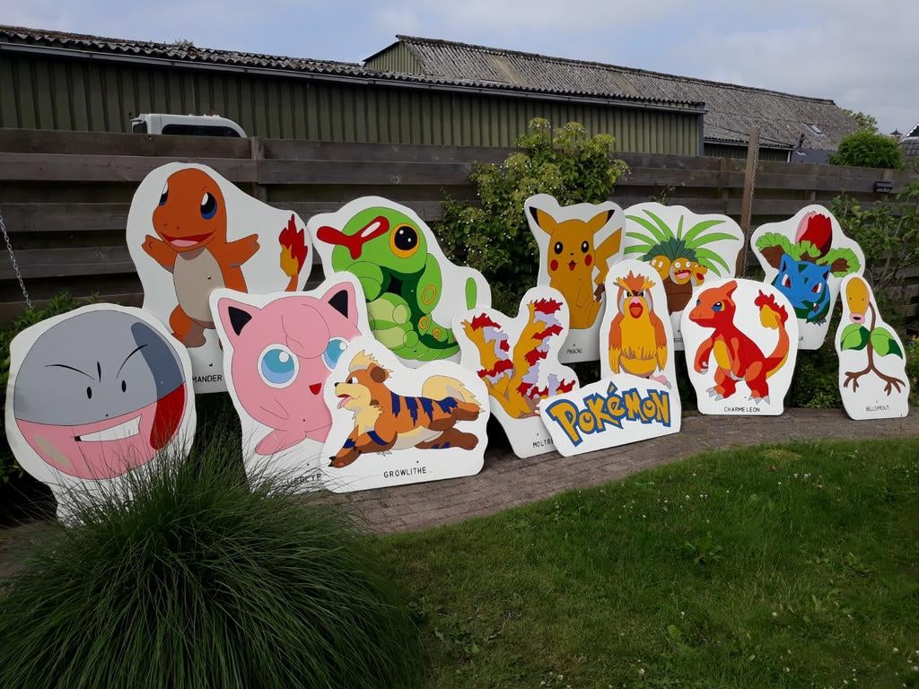 Pokemon straatversiering te huur, Ophalen, Zo goed als nieuw, Overige