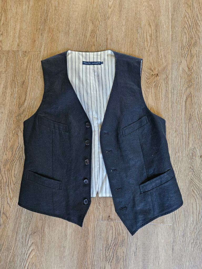 Ralph Lauren spencer maat 8, Ophalen of Verzenden, Zo goed als nieuw, Zwart, Zonder mouw