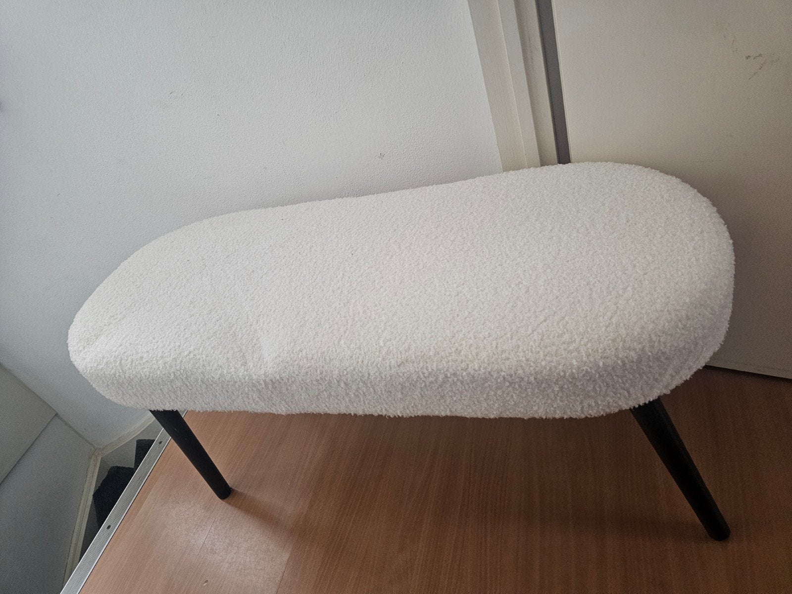 Teddy bankje, Huis en Inrichting, Ophalen, Zo goed als nieuw, Rechthoekig, 125 cm of meer