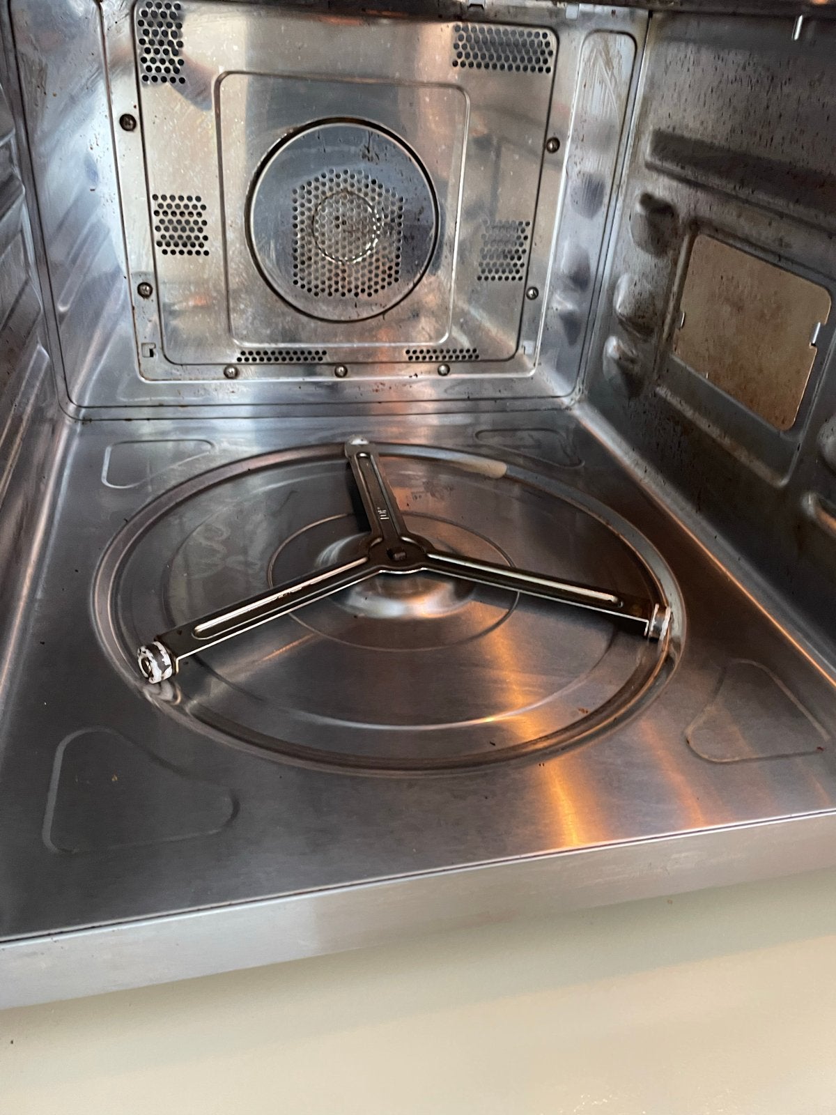 Sharp Combimagnetron met Grill en Hete Lucht, Ophalen, Combimagnetron, Gebruikt, Grill