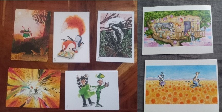27 Nieuwe Prentenboek Postkaarten - Diverse Illustraties, Verzamelen, Ophalen of Verzenden, 1980 tot heden, Ongelopen, Kinderen