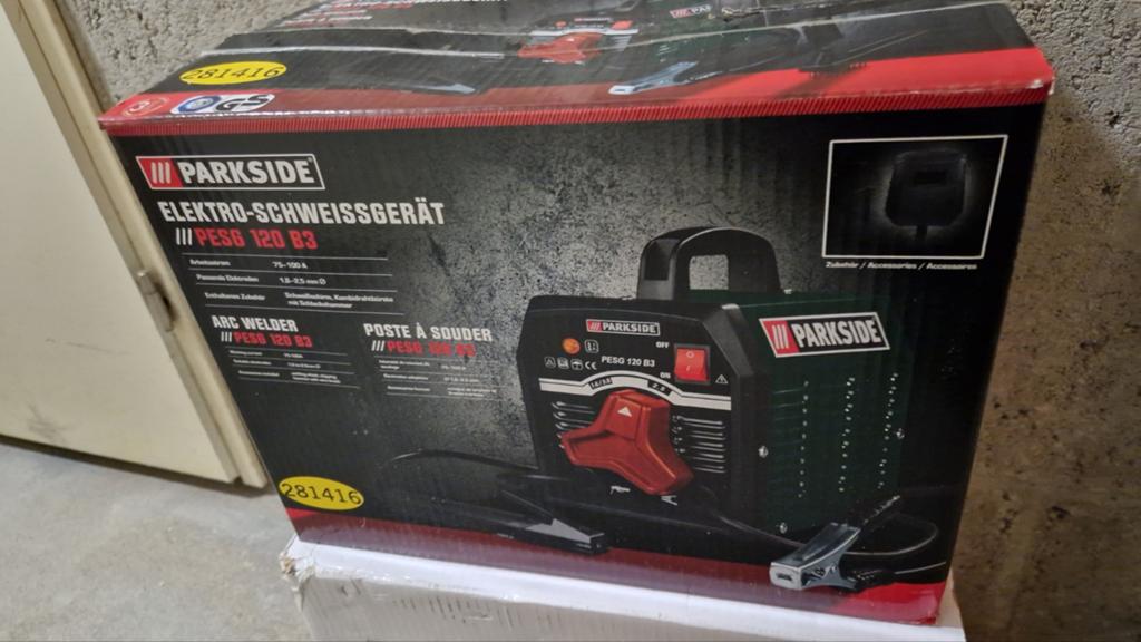 Nieuw Parkside Elektro-Schweißgerät PESG 120 B3, Ophalen of Verzenden, Nieuw, Minder dan 150 ampère, Elektroden