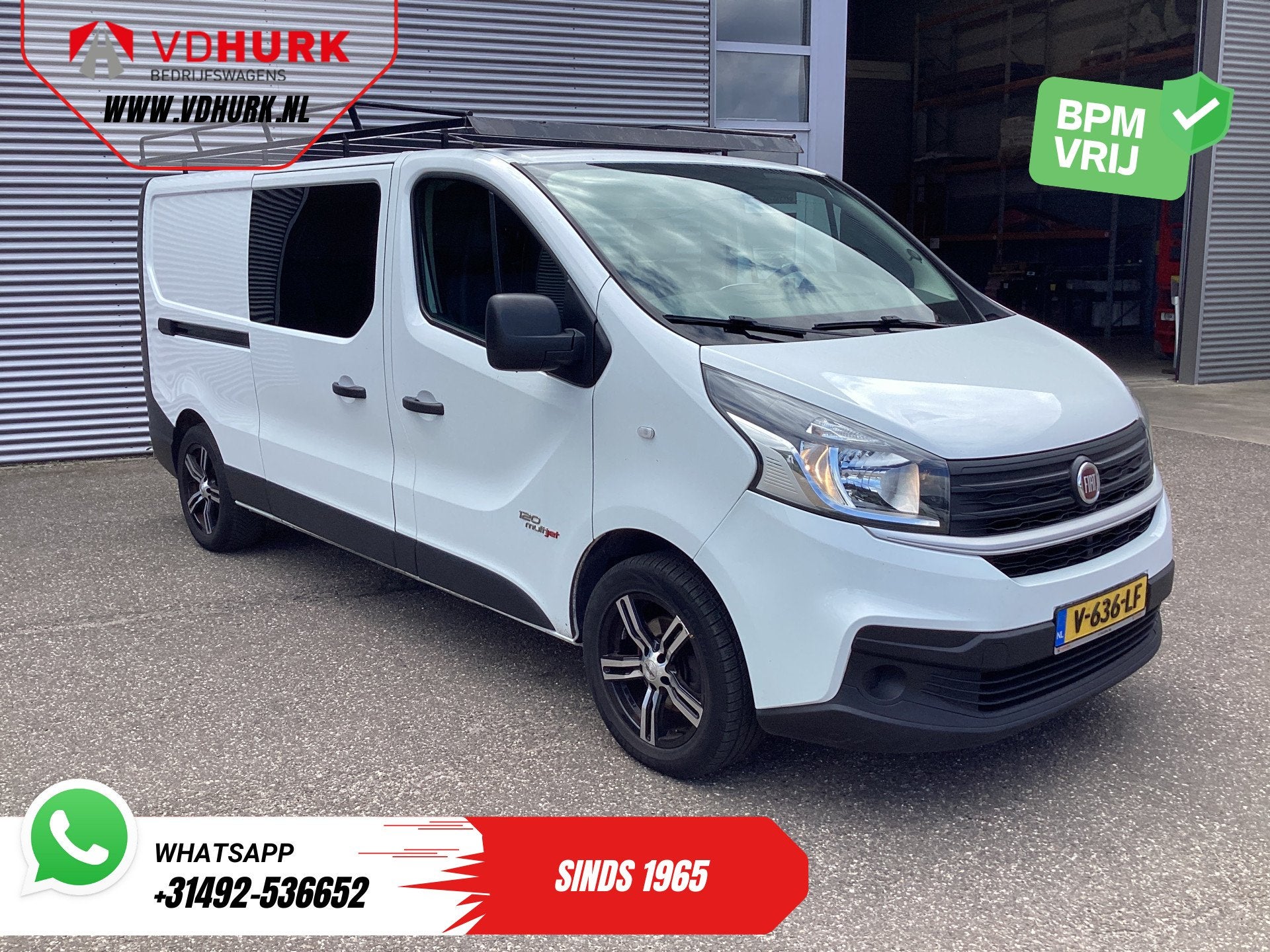 Fiat Talento 1.6 MJ 125 pk L2 DC Dubbel Cabine EXPORT Airco/